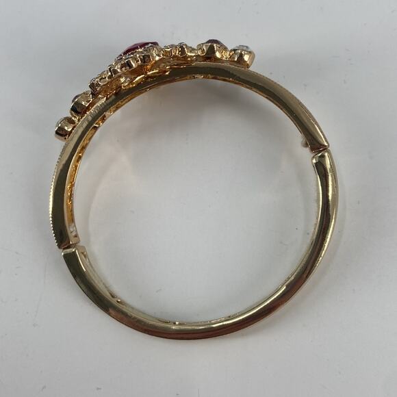 Monet costume jewels gold tone bracelet - Picture 4 of 5